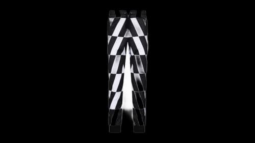Valentino Optical Tapered Track Pants Black