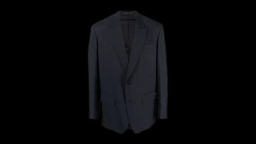 Valentino Garavani Monogram-Jacquard Wool Jacket Blue/Blue