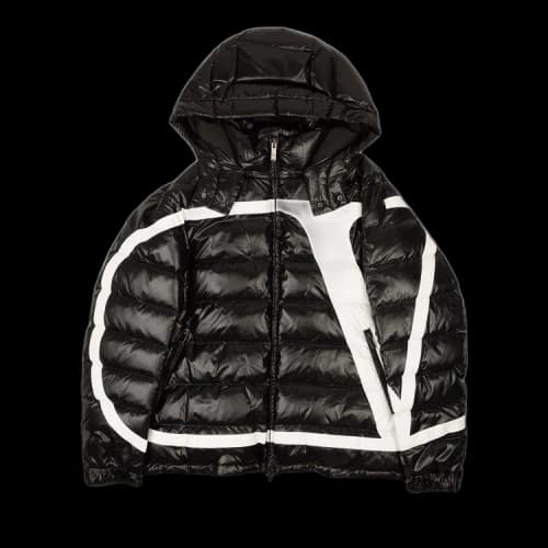 Valentino Nylon V Logo Signature Print Puffer Jacket 'Black'