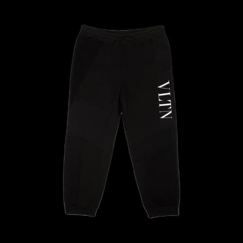 Valentino Patchwork VLTN Logo Pants 'Black'