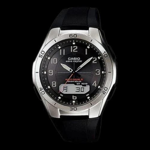 CASIO Outdoor Waterproof Shockproof Calendar Display Solor Wave Watch Solar Powered Mens Analog