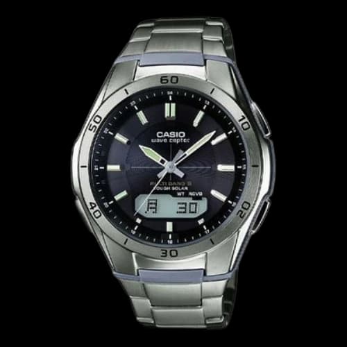 Casio Fashion Business Stylish Analog-Digital Watch 'Crystal Silver Black'