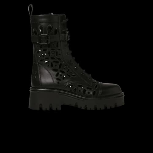 Valentino Atelier 08 Combat Boot 'San Gallo - Black' (Women's)