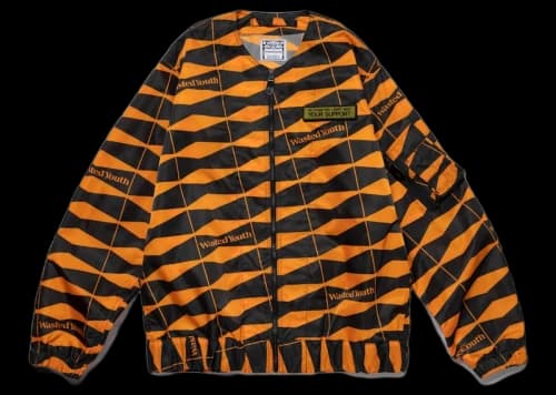Wasted Youth Ribbon Jacket Orange