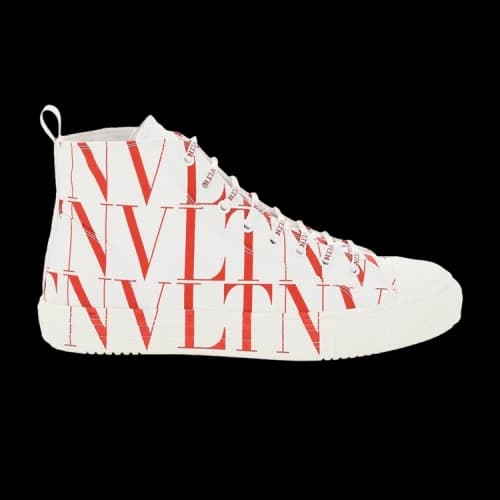 Valentino Giggies High 'VLTN All-Over Print - White Red'