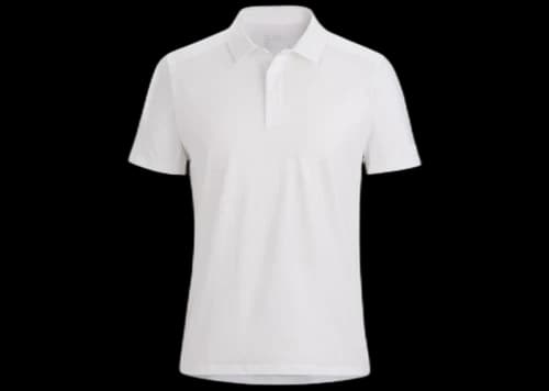 Arc'teryx Captive Polo SS Shirt White Light