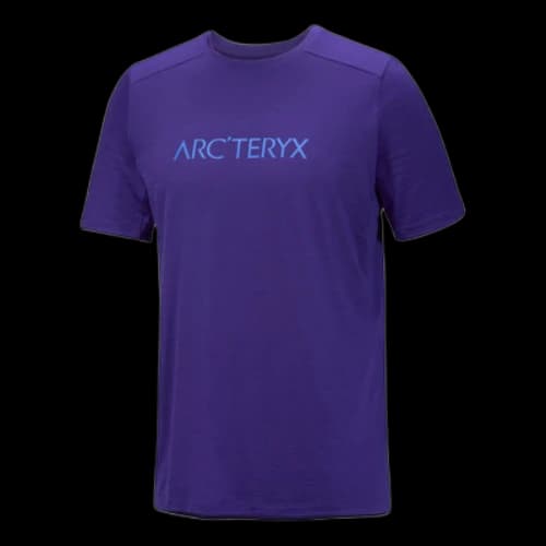 Arc'Teryx Ionia Merino Wool Arc'Word Logo T-Shirt SS 'Purple'