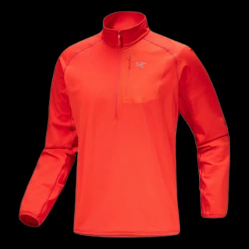 Arc'Teryx Delta 1/2 Zip Neck Top 'Red'
