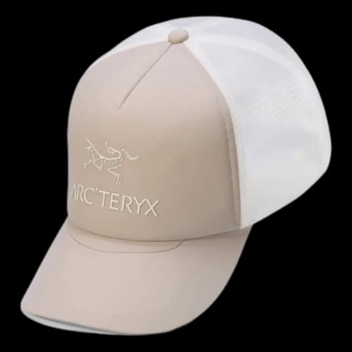 Arc'Teryx Bird Word Trucker Curved Hat 'Natural White'