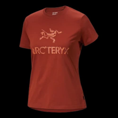 Arc'Teryx Arc'Word Cotton T-Shirt 'Red' (Women's)