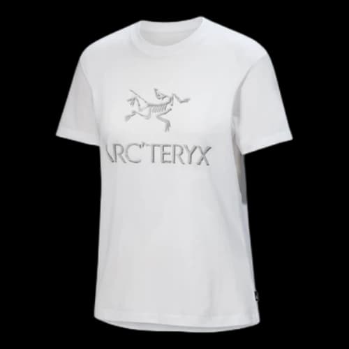 Arc'Teryx Arc'Word Cotton T-Shirt 'White Solitude' (Women's)