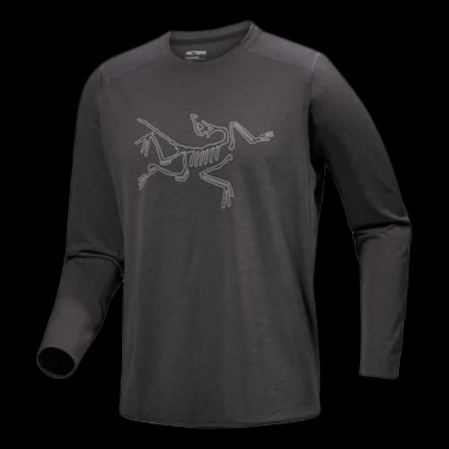 Arc'Teryx Cormac Logo Long Sleeves T-Shirt 'Black'