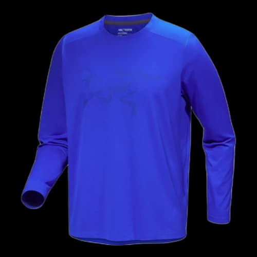 Arc'Teryx Cormac Logo Long Sleeves T-Shirt 'Blue'