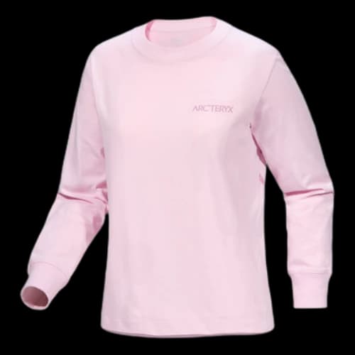 Arc'Teryx Kragg Cotton Bird Crew Neck Long Sleeve T-Shirt 'Pink' (Women's)