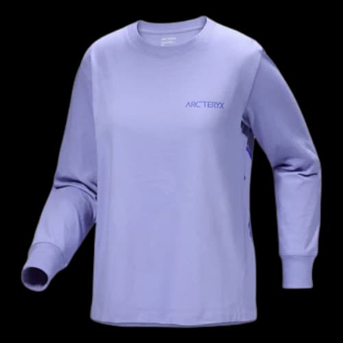 Arc'Teryx Kragg Cotton Bird Crew Neck Long Sleeve T-Shirt 'Purple' (Women's)