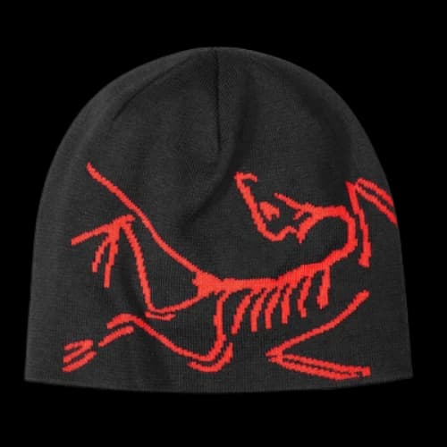 Arc'Teryx Lightweight Bird Head Toque 'Black Red'