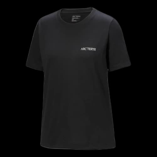 Arc'Teryx Kragg SL Cotton Blurred Bird Crew T-Shirt 'Black' (Women's)