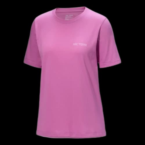 Arc'Teryx Kragg SL Cotton Blurred Bird Crew T-Shirt 'Pink' (Women's)