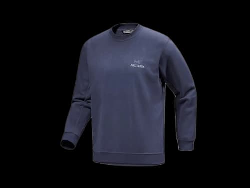 Arc'teryx Emblem Fleece Crewneck Pullover Black Sapphire