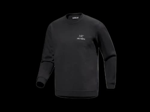 Arc'teryx Emblem Fleece Crewneck Pullover Black