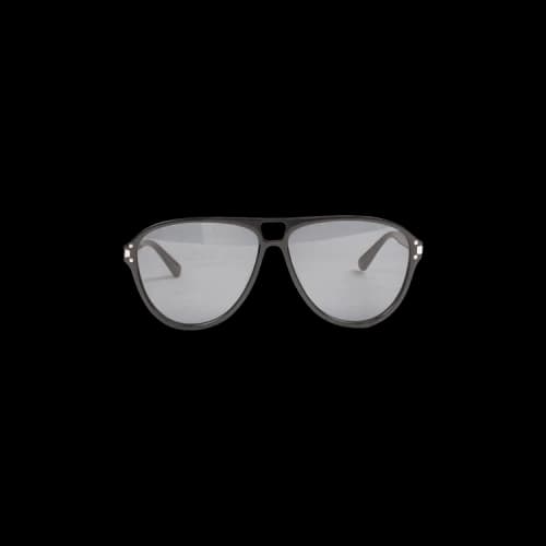 Amiri Aviator Logo Sunglasses 'Black'