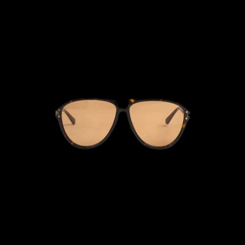 Amiri Aviator Logo Sunglasses 'Brown'