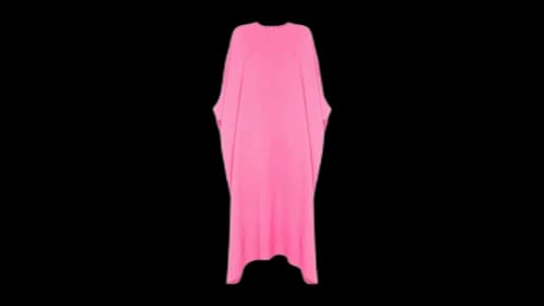 Valentino Women's Garavani Cape-Style Shift Dress Pink