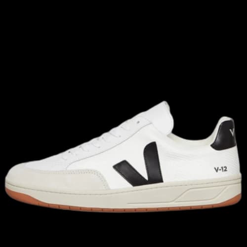 Veja V-12 B-Mesh 'White Black'