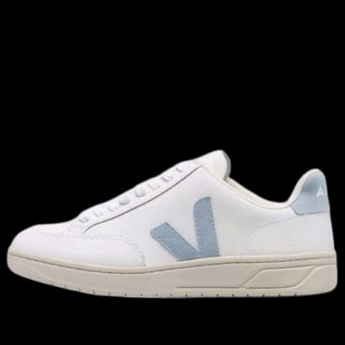 Veja V-12 Leather 'Extra White Steel'