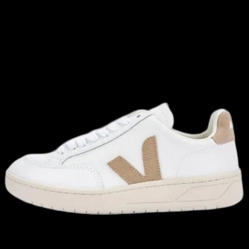 Veja V-12 Leather 'Extra White Dune'