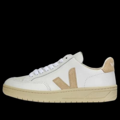 Veja V-12 Leather 'White Sable'