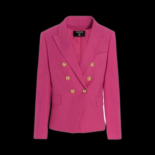 Balmain 6 Button Jacket 'Pink'