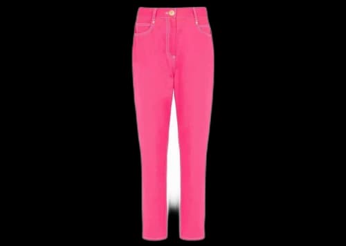 Balmain x Barbie - Boyfriend Cut Jeans Pink