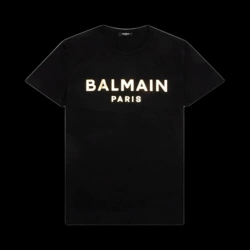 Balmain Foil T-Shirt 'Noir'