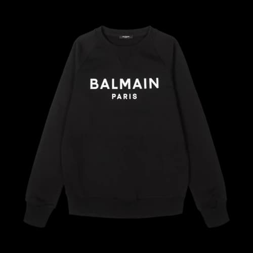 Balmain Classic Printed Sweatshirt 'Black'