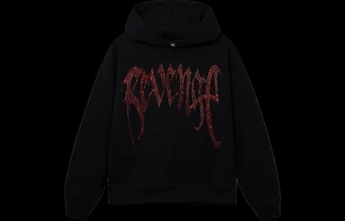 Revenge x XXXTentacion Heartbreak Bejeweled Hoodie 'Black'