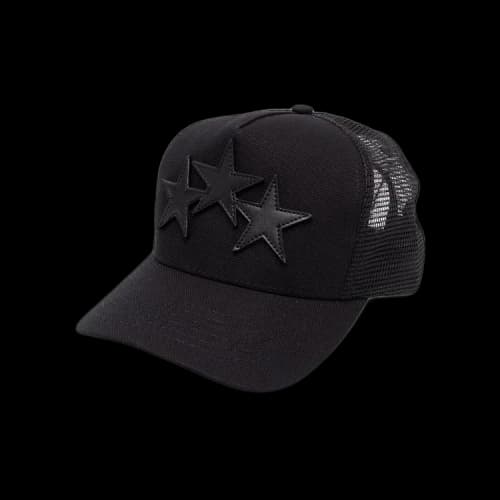 Amiri 3 Star Trucker Hat 'Black'
