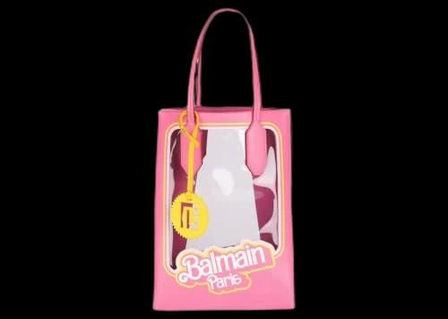 Balmain x Barbie Folded Shopping Bag Pink