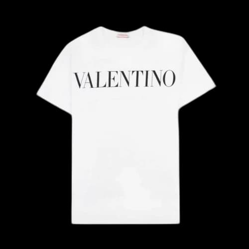 Valentino Crewneck T-Shirt With Print 'White'