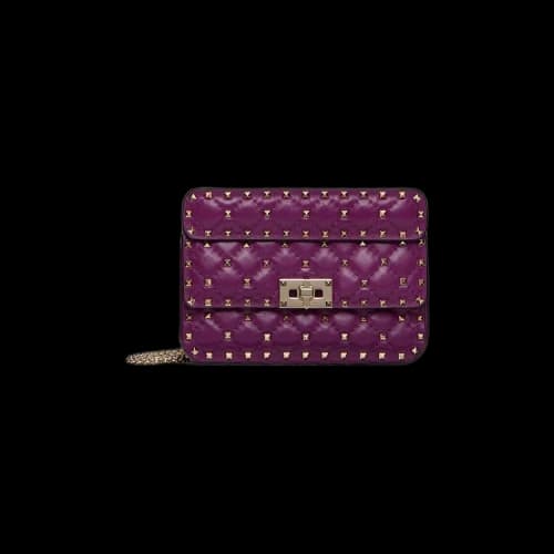 Valentino Rockstud Spike Medium 'Burgundy'