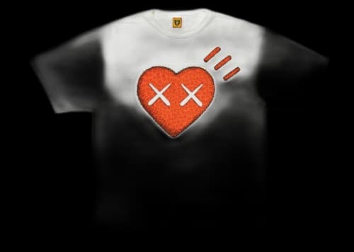 KAWS x Human Made #6 Tee Black