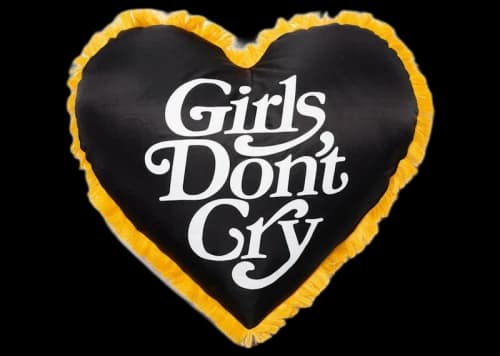 Human Made x Girls Don't Cry Heart Cushion Black/Red
