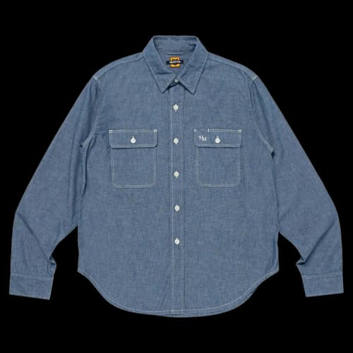 Human Made Chambray Work Shirt 'Indigo'