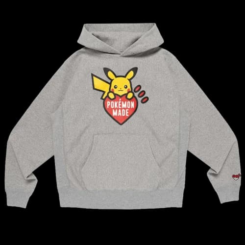 Human Made x Pokemon Made Heavyweight Hoodie 'Grey'
