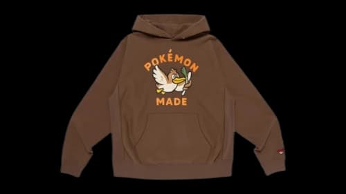 Human Made x Pokemon Heavy Weight Hoodie Brown