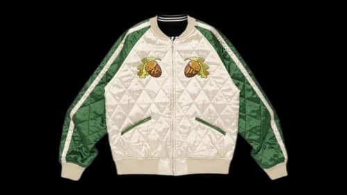 Human Made Human Hope Souvenir Jacket (Reversible) Green