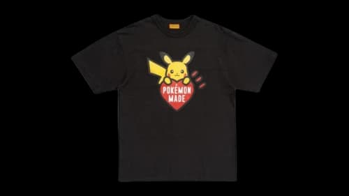 Human Made x Pokemon Graphic Pikachu Online Store T-shirt Black
