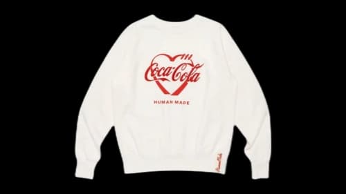 Human Made x Coca-Cola Tsuriami Sweatshirt White