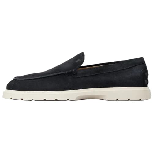 TOD'S Round Toe Slip On Loafers