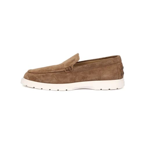 TOD'S Logo Embossed Slip On Loafers